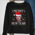 Santa Joe Biden Happy New Year Ugly Christmas Sweater Sweatshirt Gifts for Old Women