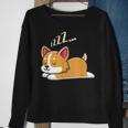 Funny Sleeping Fur Baby Cute And Intelligent Dogs Corgis Sweatshirt Gifts for Old Women
