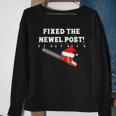 Ugly Christmas Sweater Party Idea Fixed The Newel Post Sweatshirt Gifts for Old Women