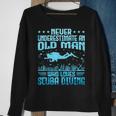 Never Underestimate An Old Man Who Loves Scuba Diving Sweatshirt Gifts for Old Women