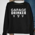 Funny Vintage Garage Drinker Retro Drinker Humor Fathers Day Humor Funny Gifts Sweatshirt Gifts for Old Women