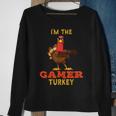 Gamer Turkey Matching Family Group Thanksgiving Sweatshirt Gifts for Old Women