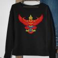 Garuda Emblem Of Thailand Thai Buddha Sabaidee Sweatshirt Gifts for Old Women