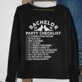 Getting Married Groom Bachelor Party Checklist Sweatshirt Gifts for Old Women