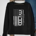 Girl Dad For Men Bullet And Rifle Usa Flag Fathers Day Sweatshirt Gifts for Old Women