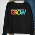 Give Yourself Time To Grow Inspirational Motivational Growth Motivational Funny Gifts Sweatshirt Gifts for Old Women