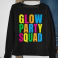 Glow Party Squad Birthday Glow Party Sweatshirt Gifts for Old Women