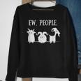 Goat Lovers For Introverts Ew People Goats Sweatshirt Gifts for Old Women