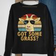 Goat Some Grass Funny Goat Farmer Sweatshirt Gifts for Old Women