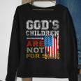 Gods Children Are Not For Sale Embracing Sound Of Freedom Freedom Funny Gifts Sweatshirt Gifts for Old Women