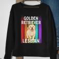 Golden Retriever Lesbian Sweatshirt Gifts for Old Women
