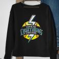 Goleta Lightning Strikes Again Softball Softball Funny Gifts Sweatshirt Gifts for Old Women