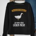 Goose Gift - Crazy & Geese Love Me Sweatshirt Gifts for Old Women
