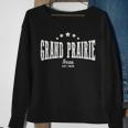 Grand Prairie Tx Distressed Vintage Home City Pride Sweatshirt Gifts for Old Women