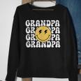 Grandpa One Happy Dude Birthday Theme Family Matching Sweatshirt Gifts for Old Women