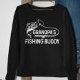 Grandpas Fishing Buddy Cool Father-Son Team Young Fisherman Sweatshirt Gifts for Old Women