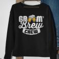Grooms Brew Crew Groomsmen & Best ManSweatshirt Gifts for Old Women