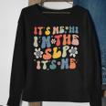 Groovy Its Me Hi Im The Slp Its Me Funny Speech Therapy Sweatshirt Gifts for Old Women