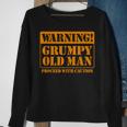 Grumpy Old Man For Grandfathers Dads Fathers Day Gift For Mens Sweatshirt Gifts for Old Women