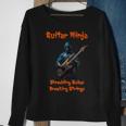 Guitar Ninja Shredding Solos Guitar Funny Gifts Sweatshirt Gifts for Old Women