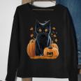 Halloween Cats Cat Halloween Sweatshirt Gifts for Old Women