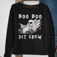 Halloween Race Car Party Racing Ghost Boo Matching Pit Crew Sweatshirt Gifts for Old Women
