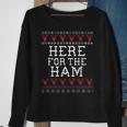 Ham Holiday Ugly Christmas Sweater Sweatshirt Gifts for Old Women