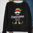Handsome Elf Group Christmas Pajama Party Sweatshirt Gifts for Old Women