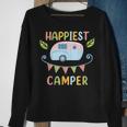 Happiest Camper Camping Girl Gift For Womens Sweatshirt Gifts for Old Women