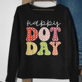 Happy Dot Day 2023 Colorful Pastel International Dot Day Sweatshirt Gifts for Old Women