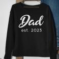Happy Father’S Day New Dad Est 2023 Baby Announcement Sweatshirt Gifts for Old Women