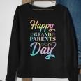 Happy Grandparents Day Tie Dye Sweatshirt Gifts for Old Women