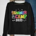 Happy Summer Camp Love Outdoor Activities For Boys Girls Sweatshirt Gifts for Old Women