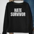Hate Survivor For All The Dogs Rap Trap Hip Hop Music Sweatshirt Gifts for Old Women