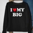I Heart My Big Matching Little Big Sorority Sweatshirt Gifts for Old Women