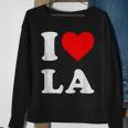 I Heart La Souvenir I Love Los Angeles Sweatshirt Gifts for Old Women