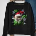 Ho Ho No Bad Cat Christmas Sweatshirt Gifts for Old Women