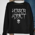 Horror Addict Gothic Skull Horror Sweatshirt Gifts for Old Women