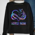Horse Mom I Love You To The Barn And Back Cowgirl Riding Sweatshirt Gifts for Old Women