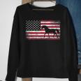 Horse Riding Cowboy Cowgirl 4Th Of July American Flag Usa Sweatshirt Gifts for Old Women