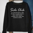 Humor Thanksgiving Side Chick Funny Thanksgiving Day Sweatshirt Gifts for Old Women