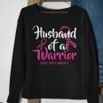 Husband Of A Warrior Breast Cancer Awareness Month Support Sweatshirt Gifts for Old Women