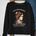 I Am A Book Reader I Am Allergic To Stupidity Sweatshirt Gifts for Old Women