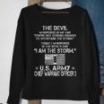 I Am The Storm Us Army W3 Chief Warrant Officer 3 Sweatshirt Gifts for Old Women