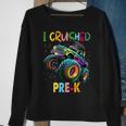 I Crushed Pre-K Graduation Boys Monster Truck Sweatshirt Gifts for Old Women