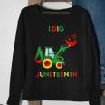 I Dig Junenth Fists Tractor Funny Toddler Boys Sweatshirt Gifts for Old Women