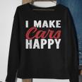 I Make Cars Happy Auto Detailer Car Detailing Cars Funny Gifts Sweatshirt Gifts for Old Women