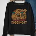 Im 2 Year Old Gift 2Nd Birthday Boy Excavator Construction Sweatshirt Gifts for Old Women