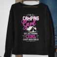 Im A Camping Girl Funny Cool Pink Tent Camper Sweatshirt Gifts for Old Women