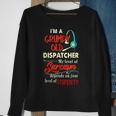 Im A Grumpy Old 911 Dispatcher Sarcasm Depends On Stupidity Sweatshirt Gifts for Old Women